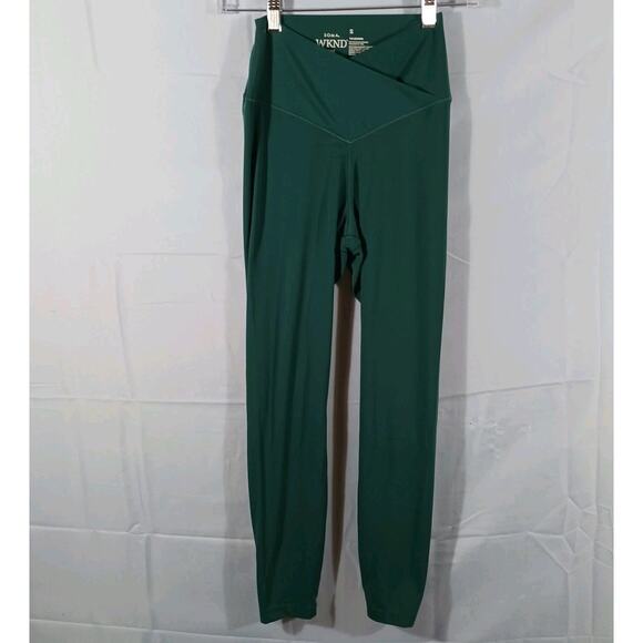 SOMA WKND 24/7 Leggings Small 7/8 Leggings Crossover Waistband Green - Picture 1 of 7